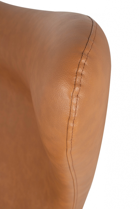 Fotoliu lux Egg Wide piele ecologica diverse culori- baza rotativa cromata, HE-066.P584.71 - King [39]