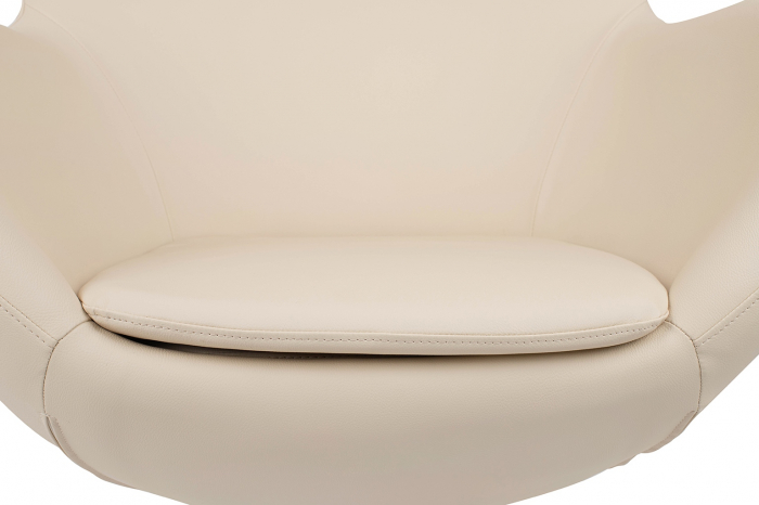 Fotoliu lux Egg Wide piele ecologica diverse culori- baza rotativa cromata, HE-066.P584.71 - King [32]