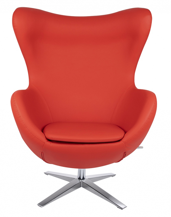 Fotoliu lux Egg Wide piele ecologica diverse culori- baza rotativa cromata, HE-066.P584.71 - King [61]
