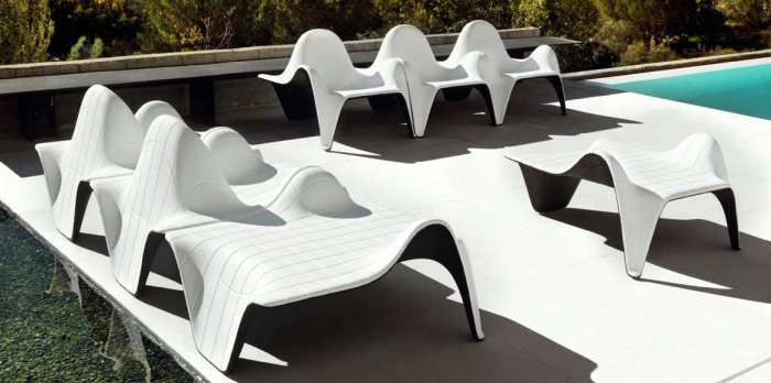 Fotoliu modern exterior F3 75x90x68 cm, polipropilena, diverse culori, 60001 - Vondom [7]