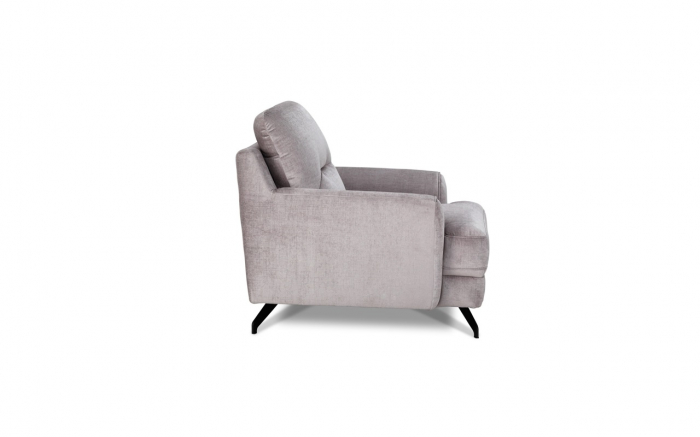 Fotoliu modern Figaro cu picioare negre metal, tapiterie personalizabila , FIGARO ARM A1 - Gala Collezione [4]