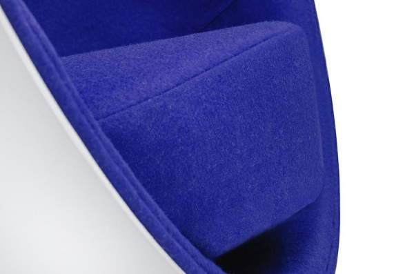 Fotoliu pivotant sfera design lux Ball, casmir/fibra de sticla, rosu/negru/albastru, JH-066.CZERWONY - King [12]