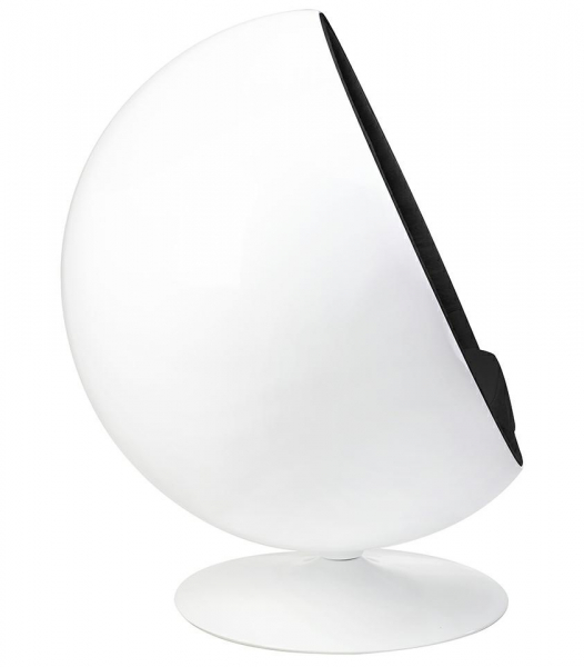 Fotoliu pivotant sfera design lux Ball, casmir/fibra de sticla, rosu/negru/albastru, JH-066.CZERWONY - King [15]