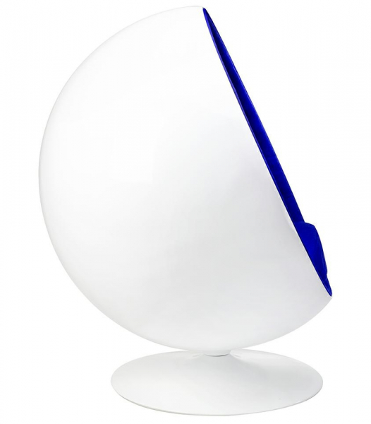 Fotoliu pivotant sfera design lux Ball, casmir/fibra de sticla, rosu/negru/albastru, JH-066.CZERWONY - King [8]