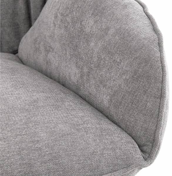 Fotoliu balansoar gri modern Polochon cu perne moi detasabile, design modern, AC01290LG - Kokoon [6]