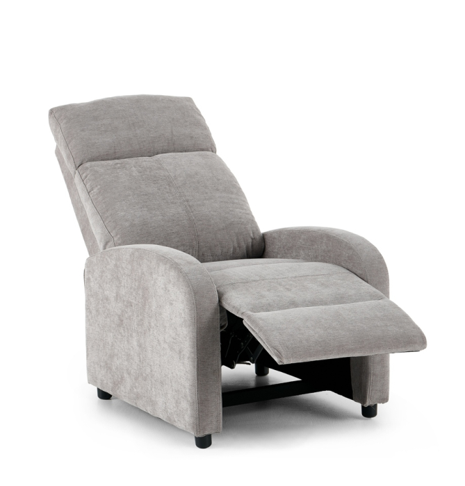 Fotoliu Relax Premium 67x80x100 cm, Gri Deschis - King Home [3]