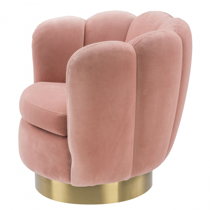   Scaun rotativ Mirage savona catifea nud 113418 EICHHOLTZ [4]