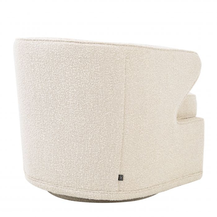   Scaun rotativ Dorset bouclé crem 113989 EICHHOLTZ [4]
