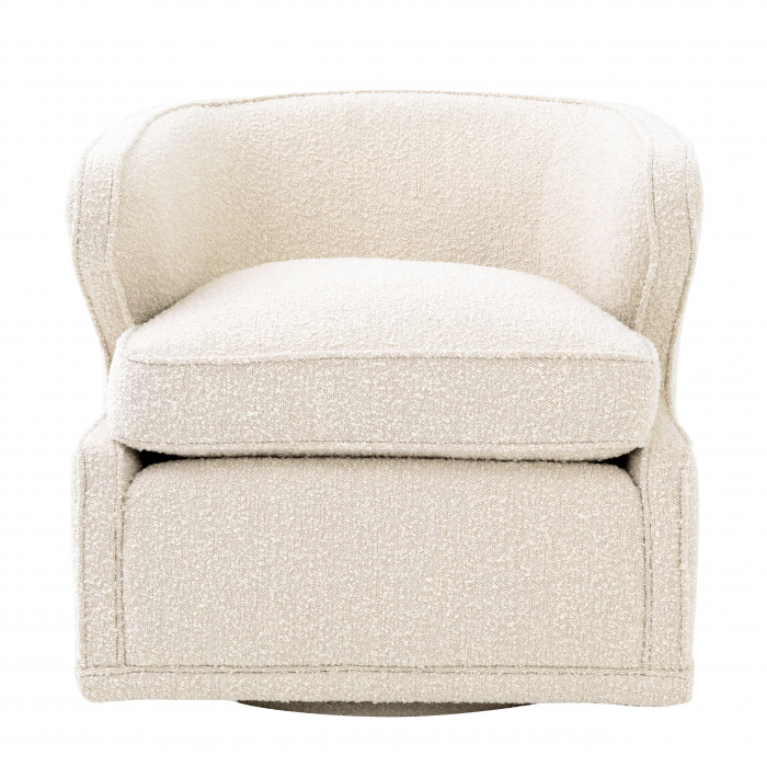   Scaun rotativ Dorset bouclé crem 113989 EICHHOLTZ [2]