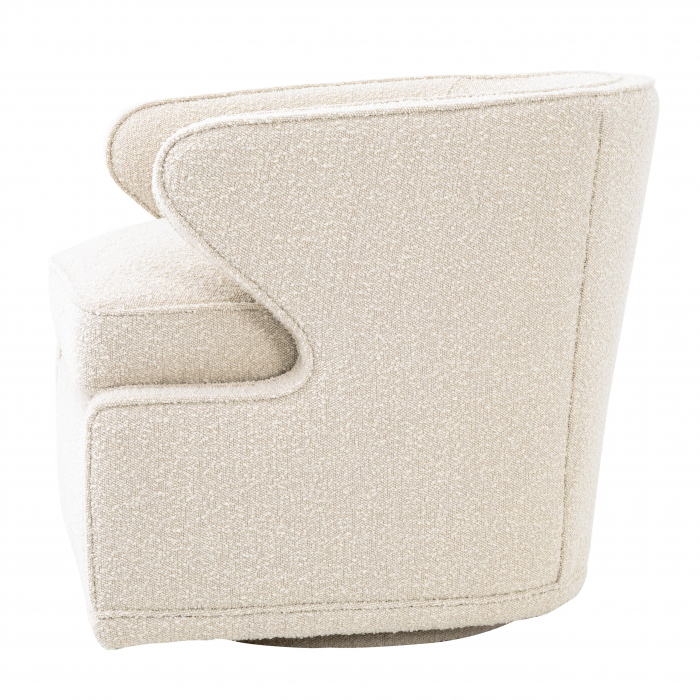   Scaun rotativ Dorset bouclé crem 113989 EICHHOLTZ [5]