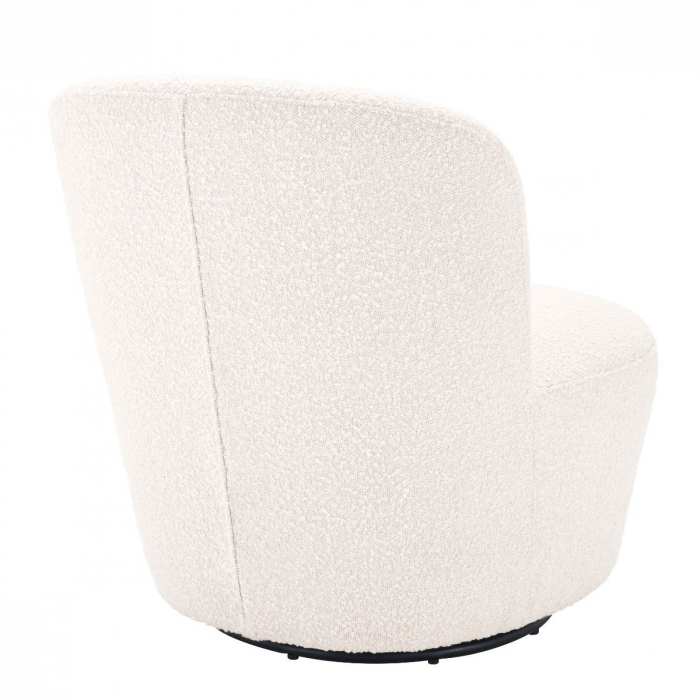   Scaun rotativ Doria bouclé crem 113458 EICHHOLTZ [4]