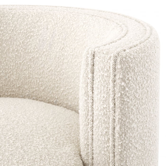   Scaun rotativ Amanda bouclé crem 115379 EICHHOLTZ [5]