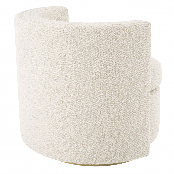   Scaun rotativ Amanda bouclé crem 115379 EICHHOLTZ [3]
