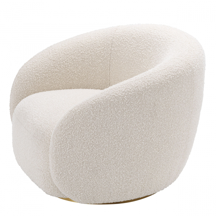   Scaun rotativ Brice bouclé crem 114429 EICHHOLTZ [4]