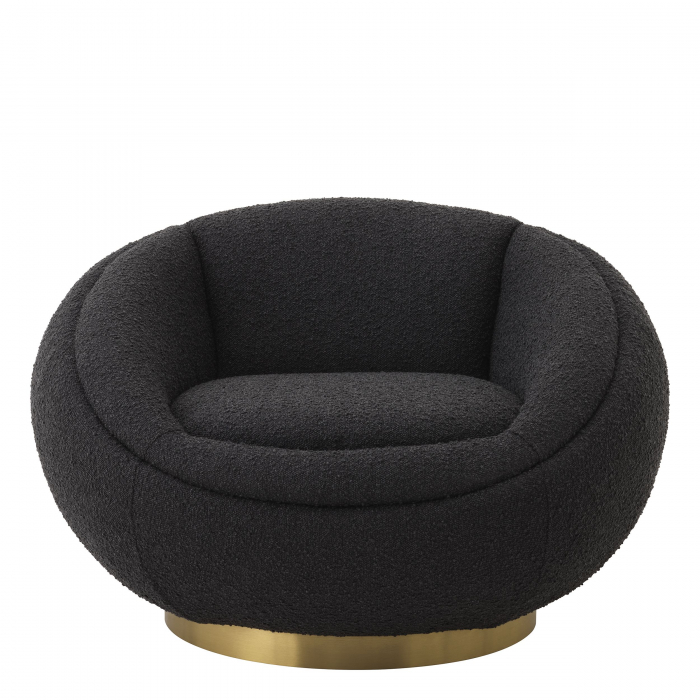   Scaun rotativ Bollinger bouclé crem 114819 EICHHOLTZ [8]