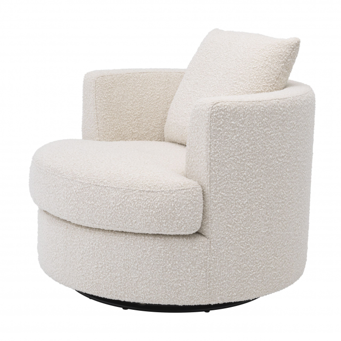   Scaun rotativ Felix bouclé crem 113960 EICHHOLTZ [5]
