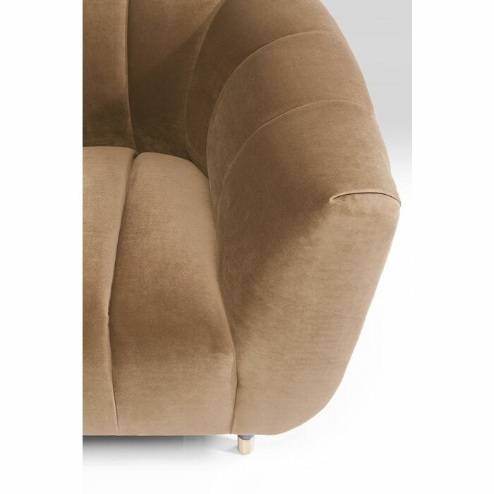 Fotoliu Spectra 108x95x74 cm, Țesătură Velur Maro - Kare Design [5]