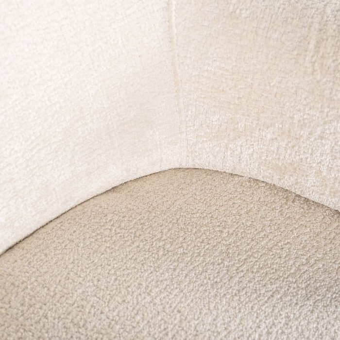 Fotoliu Venus chenille alb (Bergen 900 chenille alb), S4558 WHITE CHENILLE - Richmond Interiors [8]