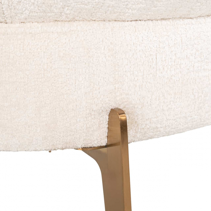 Fotoliu Venus chenille alb (Bergen 900 chenille alb), S4558 WHITE CHENILLE - Richmond Interiors [7]