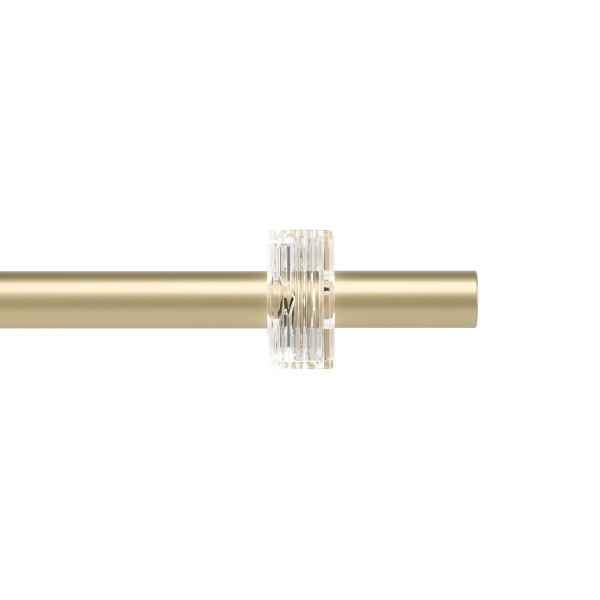 Galerie pentru Perdele Flute 11x6x107 cm, Metal Auriu - Umbra [5]
