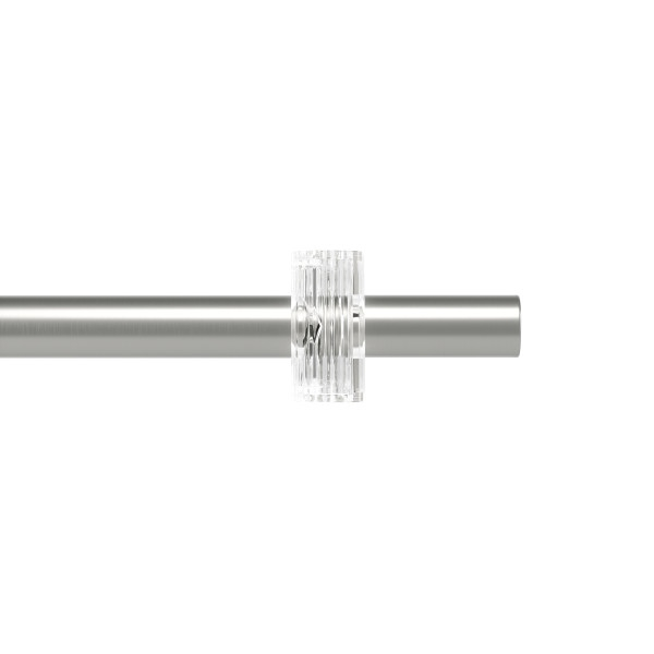 Galerie pentru Perdele Flute 11x6x107 cm, Metal Nichel - Umbra [9]