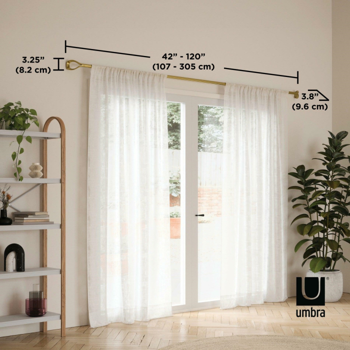 Galerie pentru Perdele Loop 1, Auriu - Umbra [9]