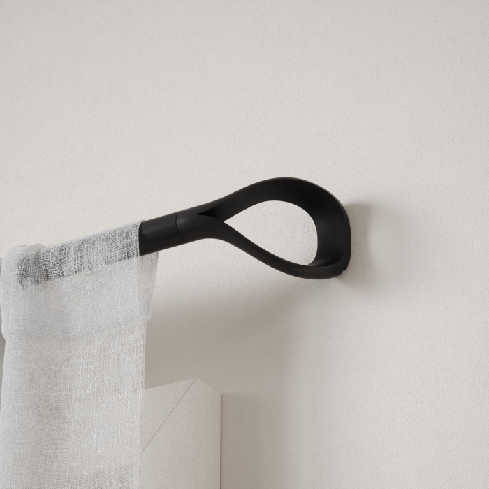 Galerie pentru Perdele Loop 1, Negru Mat - Umbra [3]