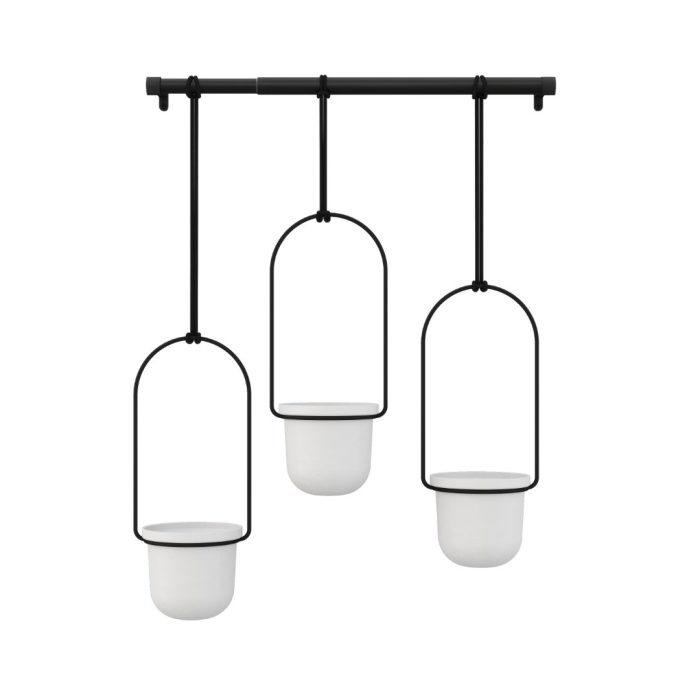 Ghiveci Decorativ Triflora, Melamină și Oțel - Umbra [2]