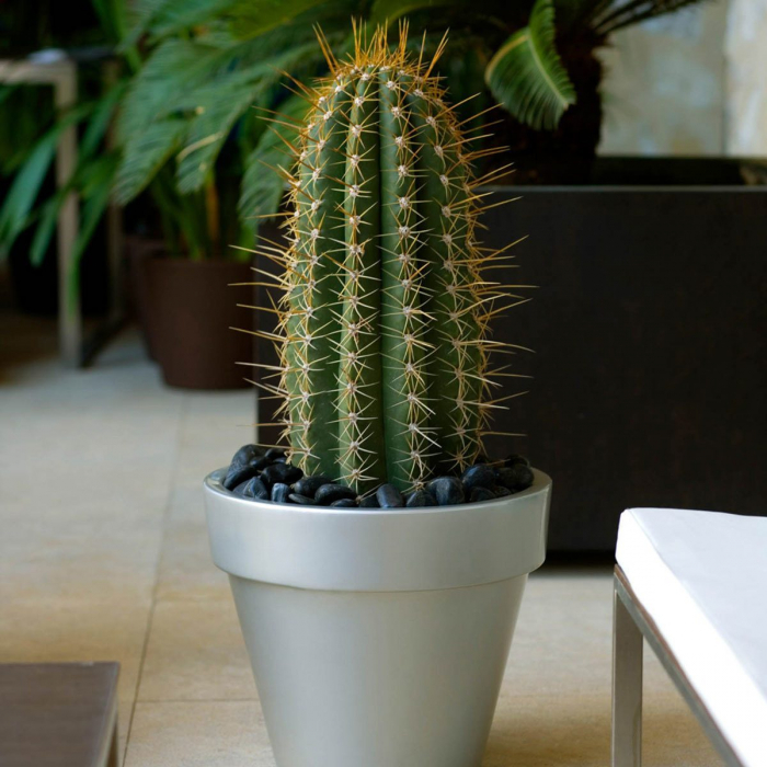 Ghiveci decorativ masa LED Planter Ø14x12 cm, culoare personalizabila, 40114A - Vondom [3]