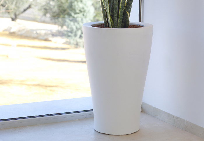 Ghiveci flori inalt LED Curved Ø18x36 cm design modern, 42118A - Vondom [4]