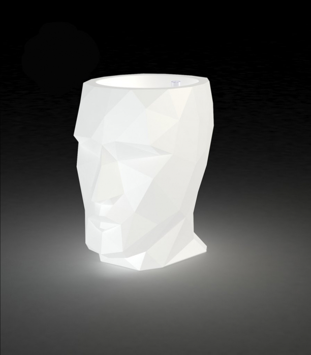 Ghiveci flori LED Adan Planter 30x41x42 cm, forma sculptura fata geometrica, 49064A - Vondom [6]