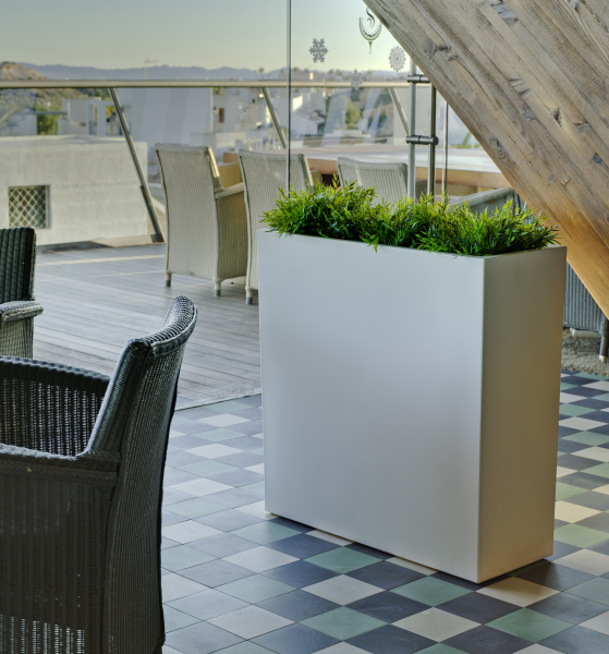 Ghiveci gradina design Vilmar 80x80 cm, iluminare LED, LUMJN080OFNW - King [3]