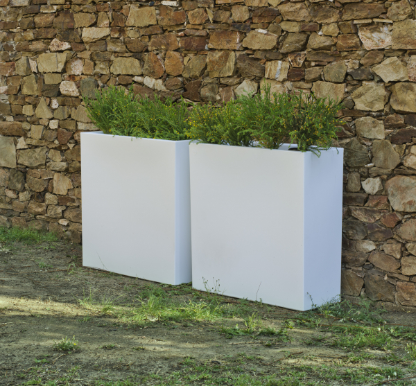 Ghiveci gradina design Vilmar 80x80 cm, iluminare LED, LUMJN080OFNW - King [2]