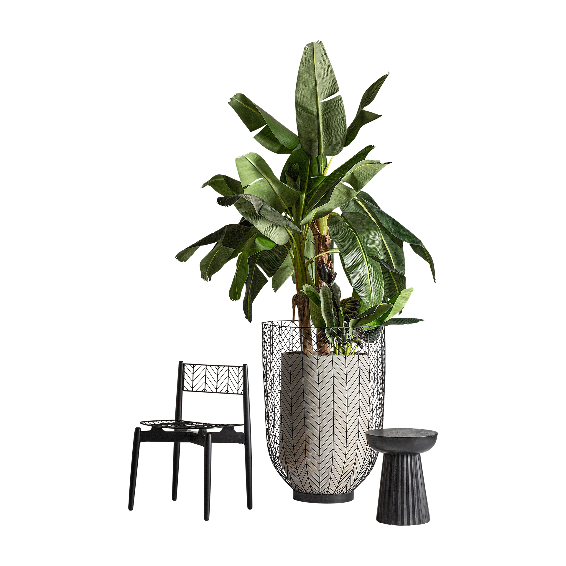GHIVECI METALIC PLISAT PENTRU PLANTE (SET DE 2) VicalHome 28604 [14]