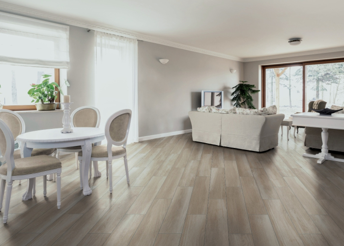 Gresie tip parchet natural noce chiaro 15x90 cm [2]