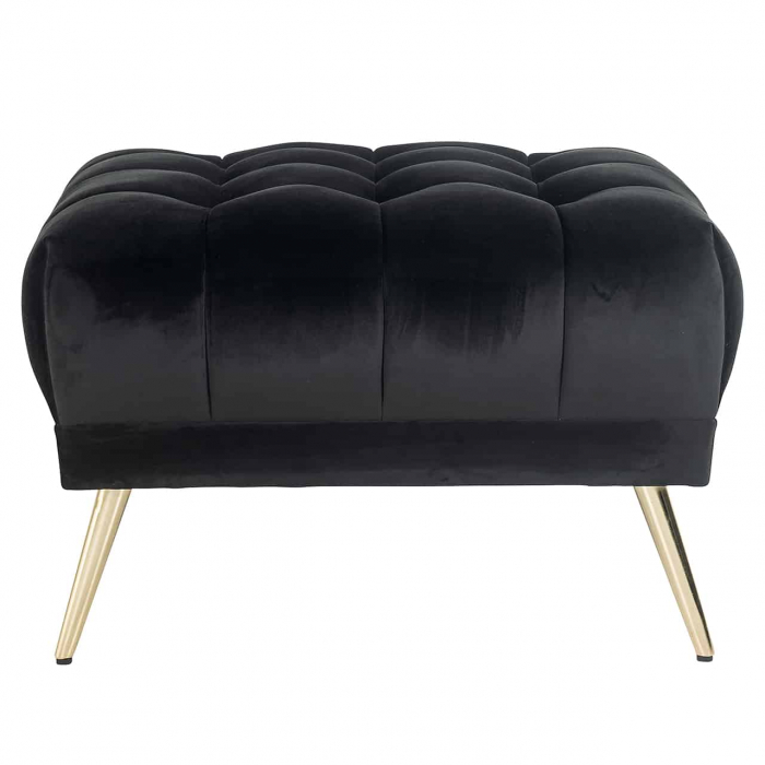 Hocker Huxley antraciet velvet (Quartz Antraciet 801), S5124 ANTRACIET VELVET - Richmond Interiors [2]