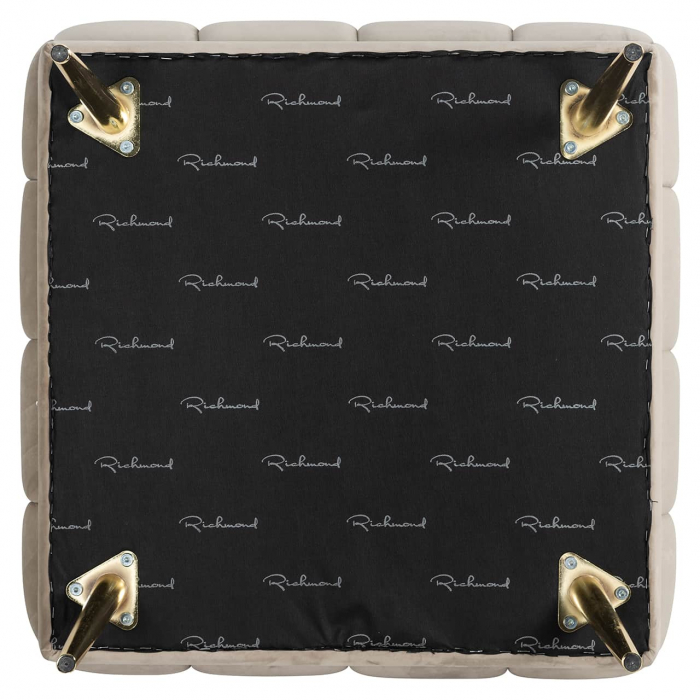 Hocker Huxley catifea kaki (Quartz Khaki 903), S5124 KHAKI VELVET - Richmond Interiors [3]