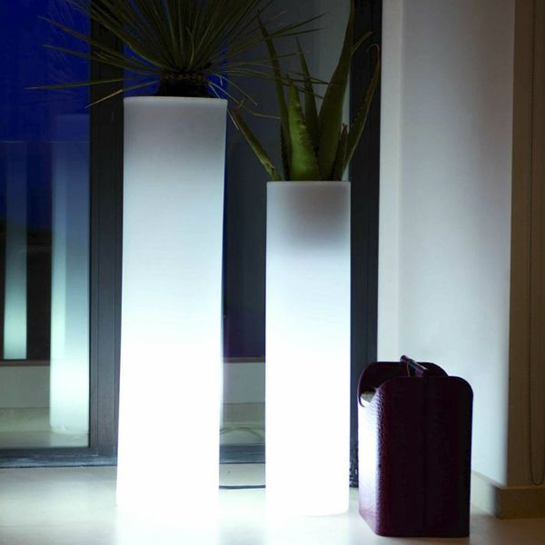 Jardiniera cilindrica inalta LED Cilindro Ø25x100 cm, culoare personalizabila, 44025A - Vondom [5]