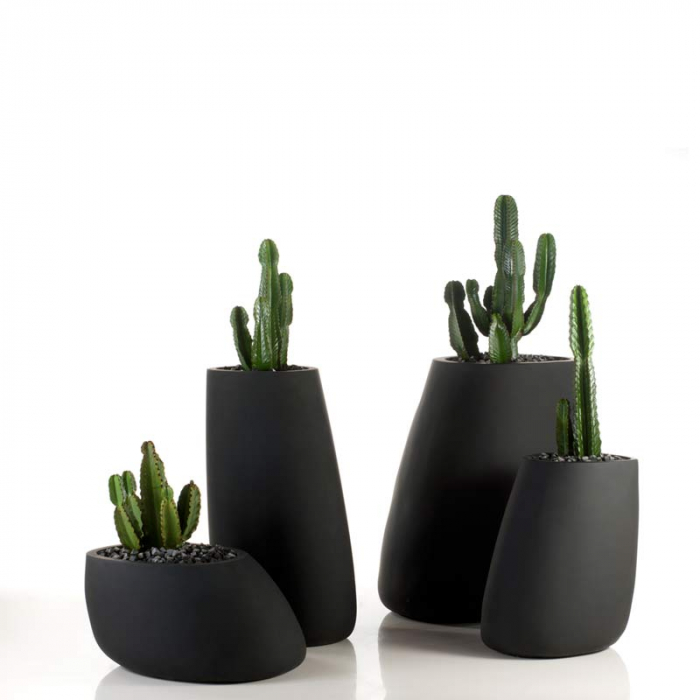 Jardiniera decorativa gradina/terasa Stone 105x84x120 cm cu iluminare LED RGBW, 55011L - Vondom [6]