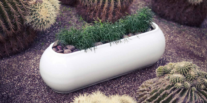 Jardiniera decorativa LED RGBW Pal 120x43x39 cm, cu control smart optional, 51024A - Vondom [6]