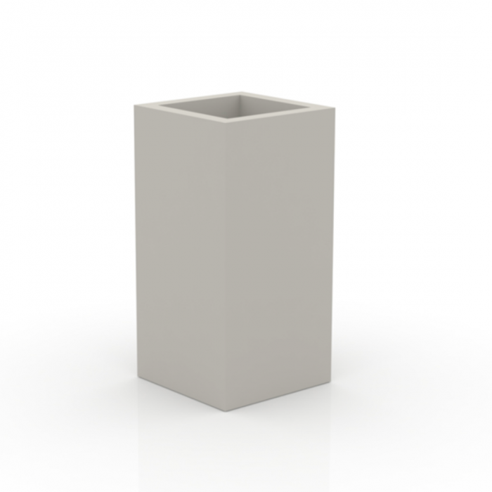 Jardiniera gradina forma inalta cub LED Cube High 50x50x100 cm, 41451A - Vondom [1]