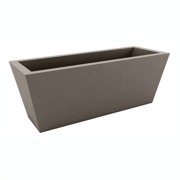 Jardiniera gradina LED Conic Jardiniere 100x40x40 cm forma dreptunghiulara moderna, 43640A - Vondom [1]