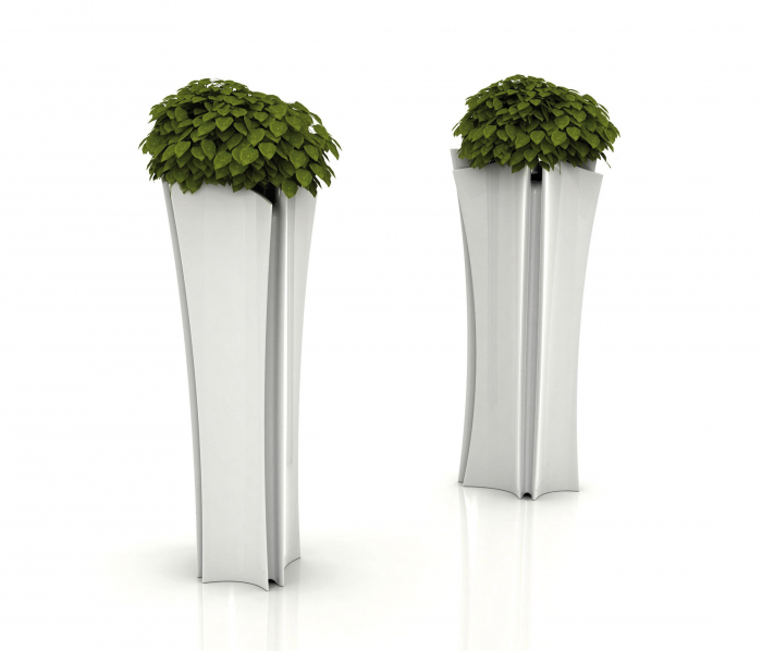 Jardiniera inalta decorativa LED Alma 140 cm cu design modern, finisaje premium, 53013R - Vondom [4]