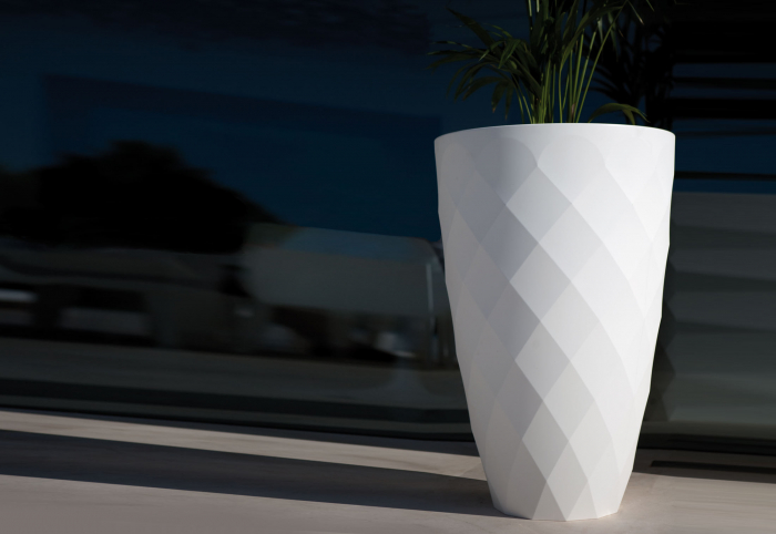 Jardiniera inalta gradina/terasa Vases Ø65x100 cm cu iluminare LED RGBW, forme geometrice, 47065A - Vondom [5]