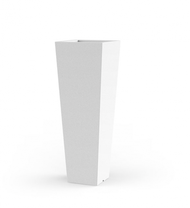 Jardiniera inalta patrata cu iluminare LED High Square Cone 35x35x100 cm, design minimalist, 41235A - Vondom [2]