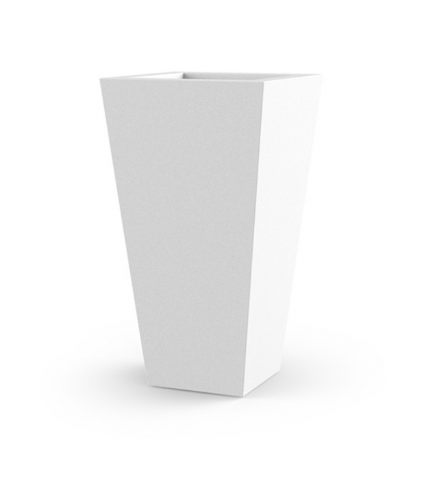 Jardiniera inalta patrata cu iluminare LED High Square Cone 55x55x100 cm, design minimalist, 41255A - Vondom [2]