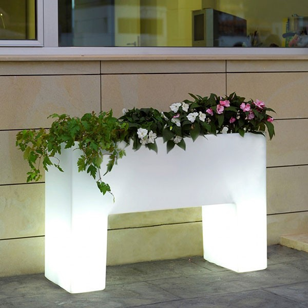 Jardiniera decorativa LED moderna Muro 120x40x80 cm, 42620A - Vondom [4]