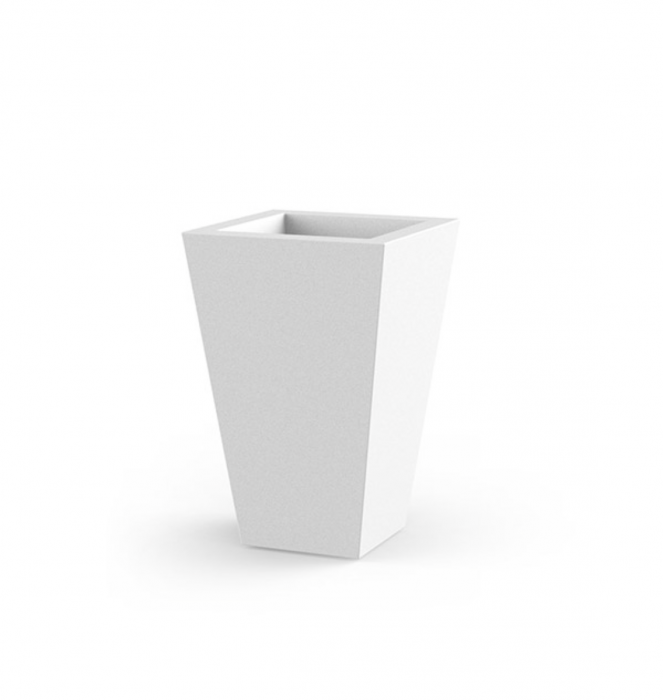 Jardiniera patrata LED High Square Cone 45x45x68 cm, design minimalist, 41245A - Vondom [2]