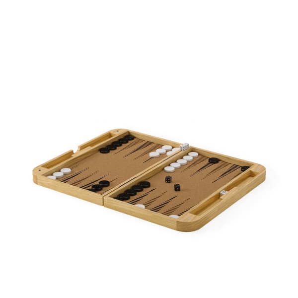 Joc Strategic Backgammon 24x5x37 cm, Lemn de Frasin - Umbra [5]