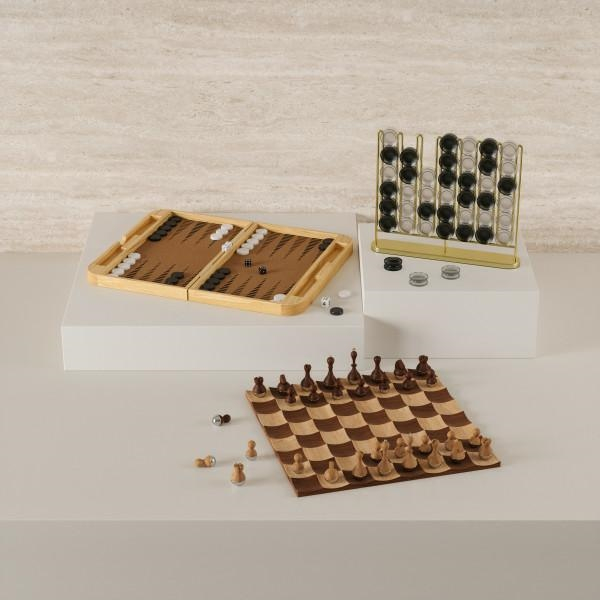 Joc Strategic Backgammon 24x5x37 cm, Lemn de Frasin - Umbra [15]